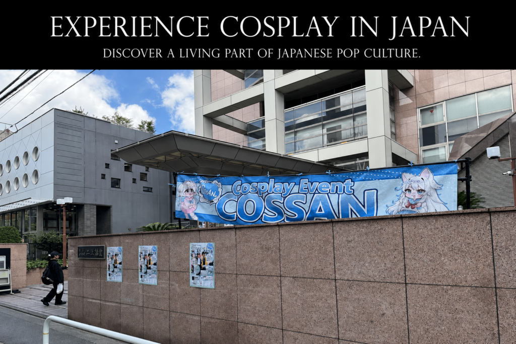 Cosplay event in Japan offering visitors a closer look at Japanese pop culture, local events, and creative communities.