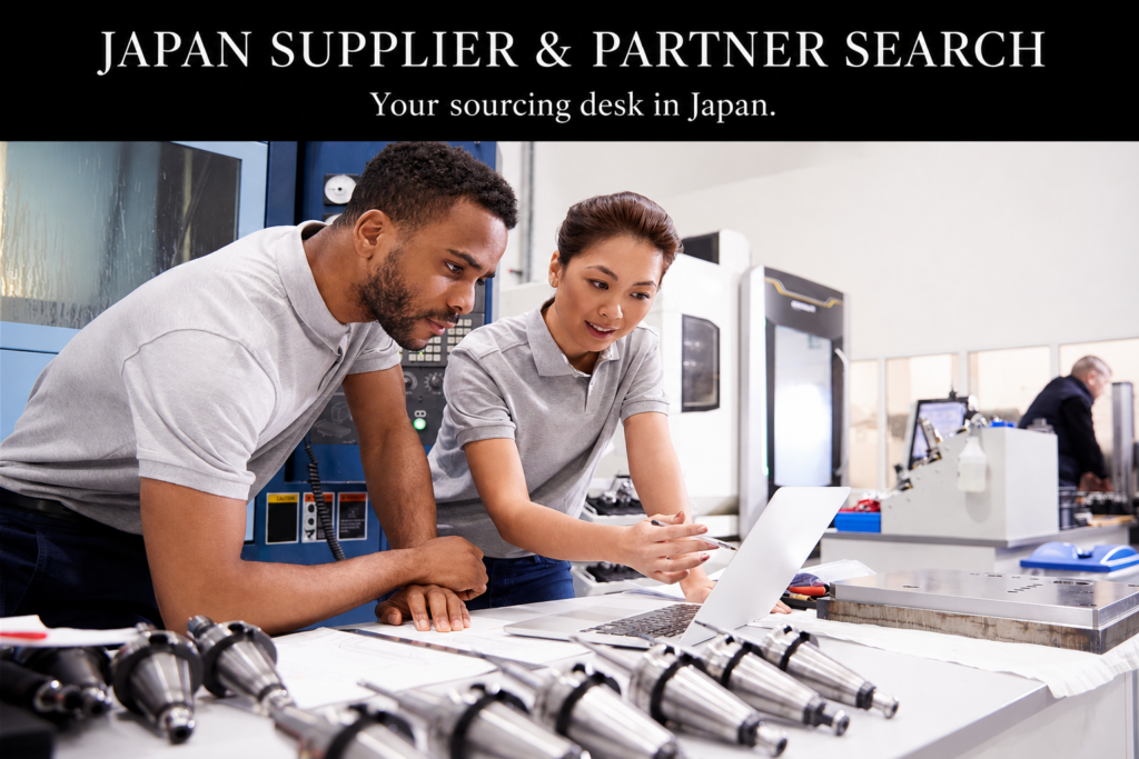 Japan supplier and partner search supporting overseas companies in finding Japanese manufacturers, suppliers, components, machinery, and technology.